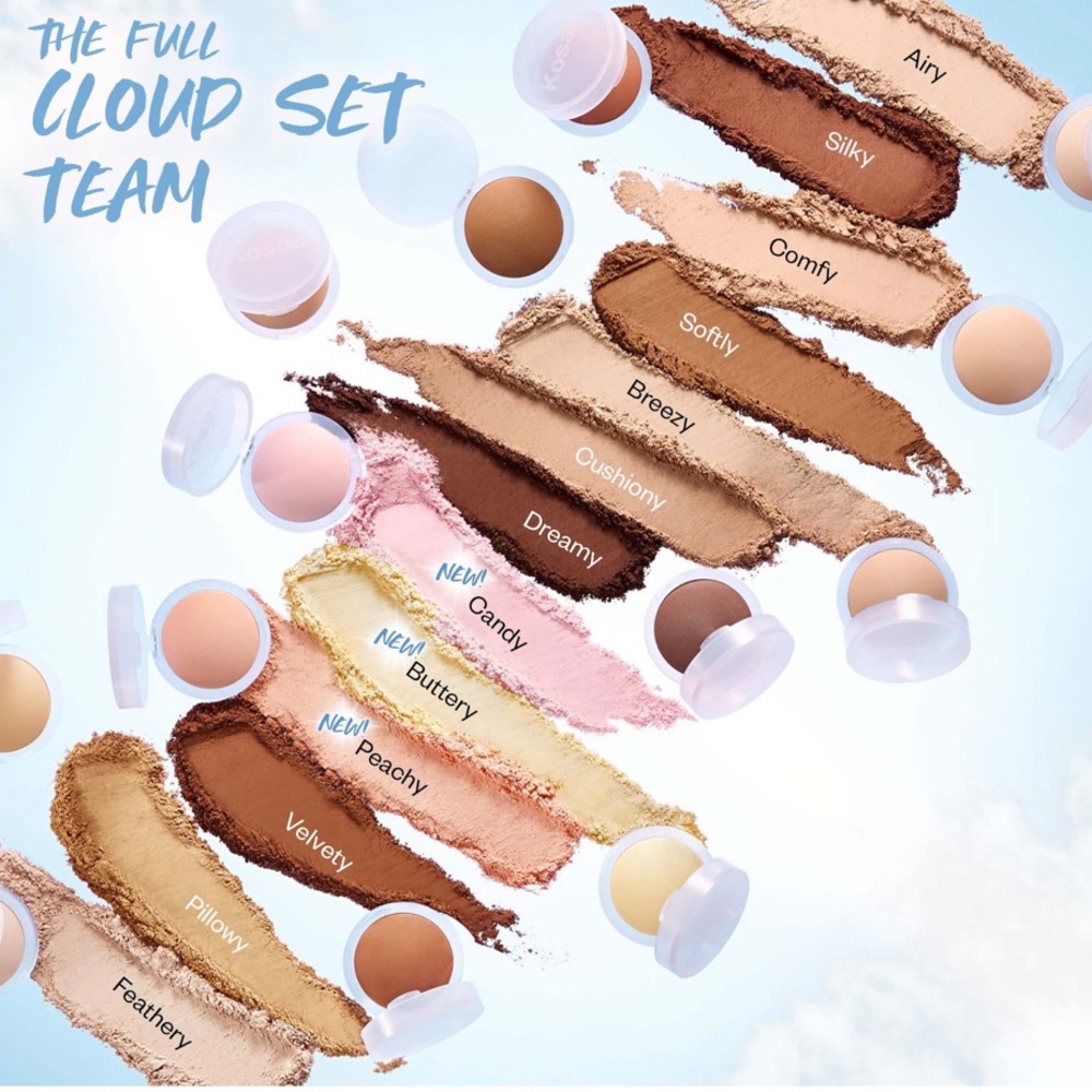 ✨ KOSAS Cloud Set Baked Setting & Smoothing Powder in Peachy - Picture 8 of 11
